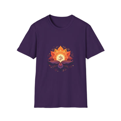Yoga Lotus Unisex T-Shirt, Spiritual Tee, Meditation Apparel, Yoga Gifts, Zen Wear, OM Design Shirt