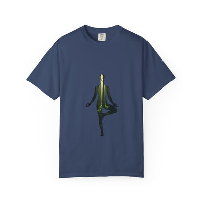 Unisex Yoga Meditation T-Shirt, Relaxed Fit Tee, Mindfulness Apparel, Gift for Yogis, Spiritual Fashion, Wellness Clothing