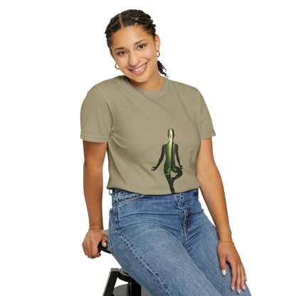 Unisex Yoga Meditation T-Shirt, Relaxed Fit Tee, Mindfulness Apparel, Gift for Yogis, Spiritual Fashion, Wellness Clothing