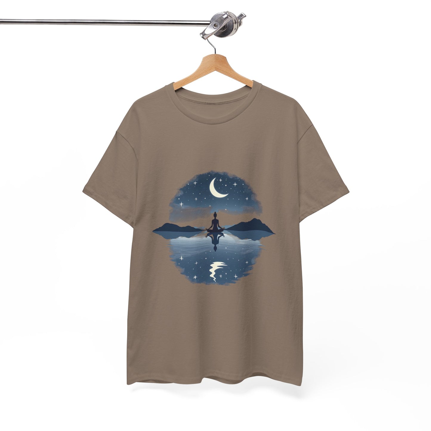 Moonlit Reflection Unisex Heavy Cotton Tee