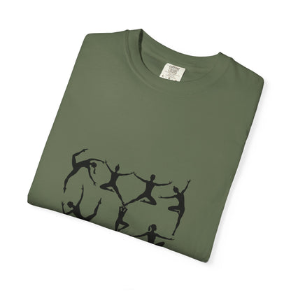 Unisex Dance Heart T-shirt, Gift for Dancers, Artistic Tee, Casual Wear, Soft Cotton Shirt, Dance Lovers Apparel