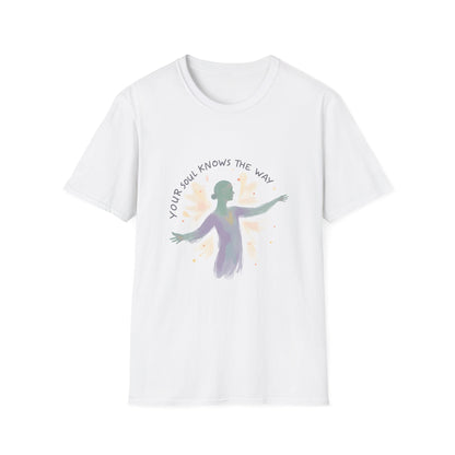 Spiritual Journey T-Shirt, Inspirational Tee, Motivational Apparel, Mindfulness Gift, Softstyle Shirt