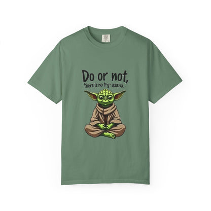 Yoda Motivational T-Shirt, Unisex Tee, Funny Star Wars Gift, Geeky Apparel, Jedi Master Style, Casual Comfort Wear