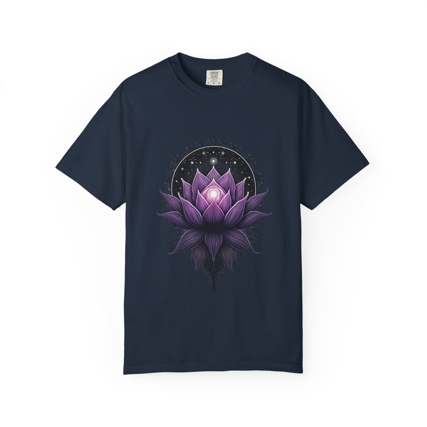 Purple Lotus Unisex T-Shirt - Boho Style for Spiritual Vibes