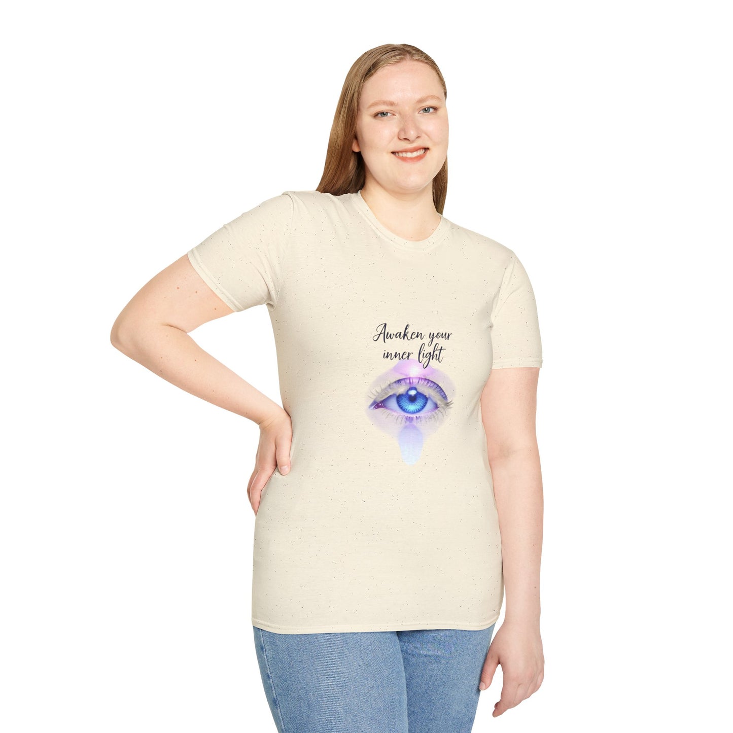 Awakening Eye Unisex Softstyle T-Shirt, Spiritual Tee, Boho Style Shirt, Gift for Her, Self-Care Apparel, Mindfulness Fashion, Unique [...]