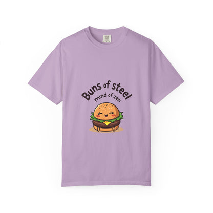 Buns of Steel T-Shirt, Cute Fitness Shirt, Unisex Graphic Tee, Gift for Foodies, Motivational T-Shirt, Comfortable Wear