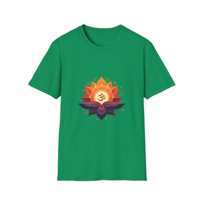 Yoga Lotus Unisex T-Shirt, Spiritual Tee, Meditation Apparel, Yoga Gifts, Zen Wear, OM Design Shirt