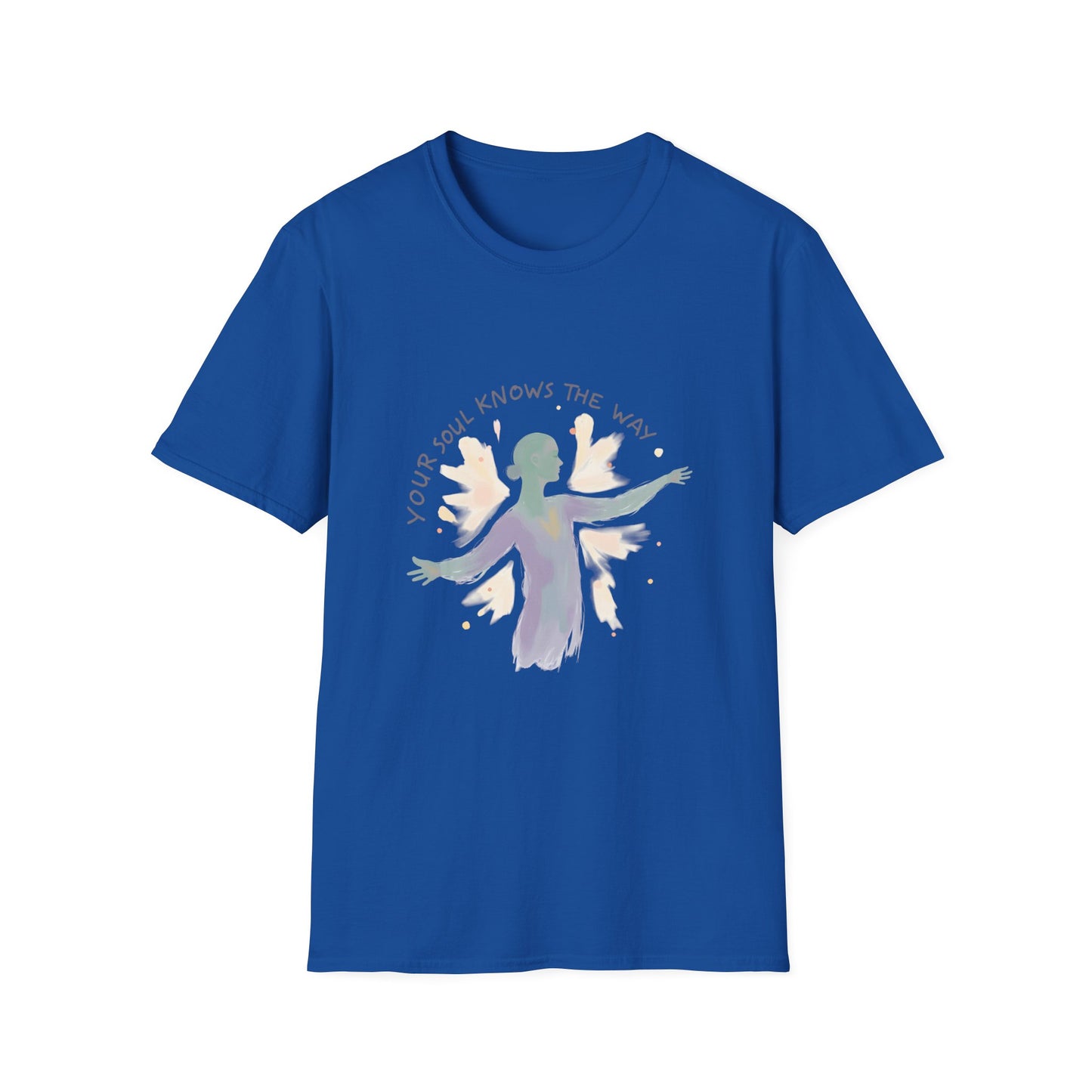Spiritual Journey T-Shirt, Inspirational Tee, Motivational Apparel, Mindfulness Gift, Softstyle Shirt