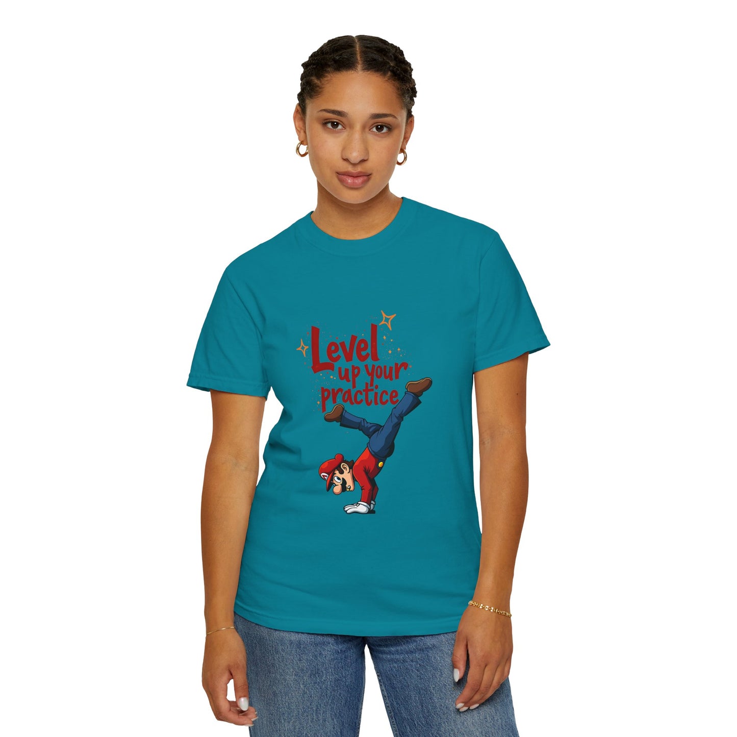 Level Up Your Practice T-Shirt, Unisex Casual Tee, Fun Motivational Shirt, Gift for Gamers, Unique Workout Top