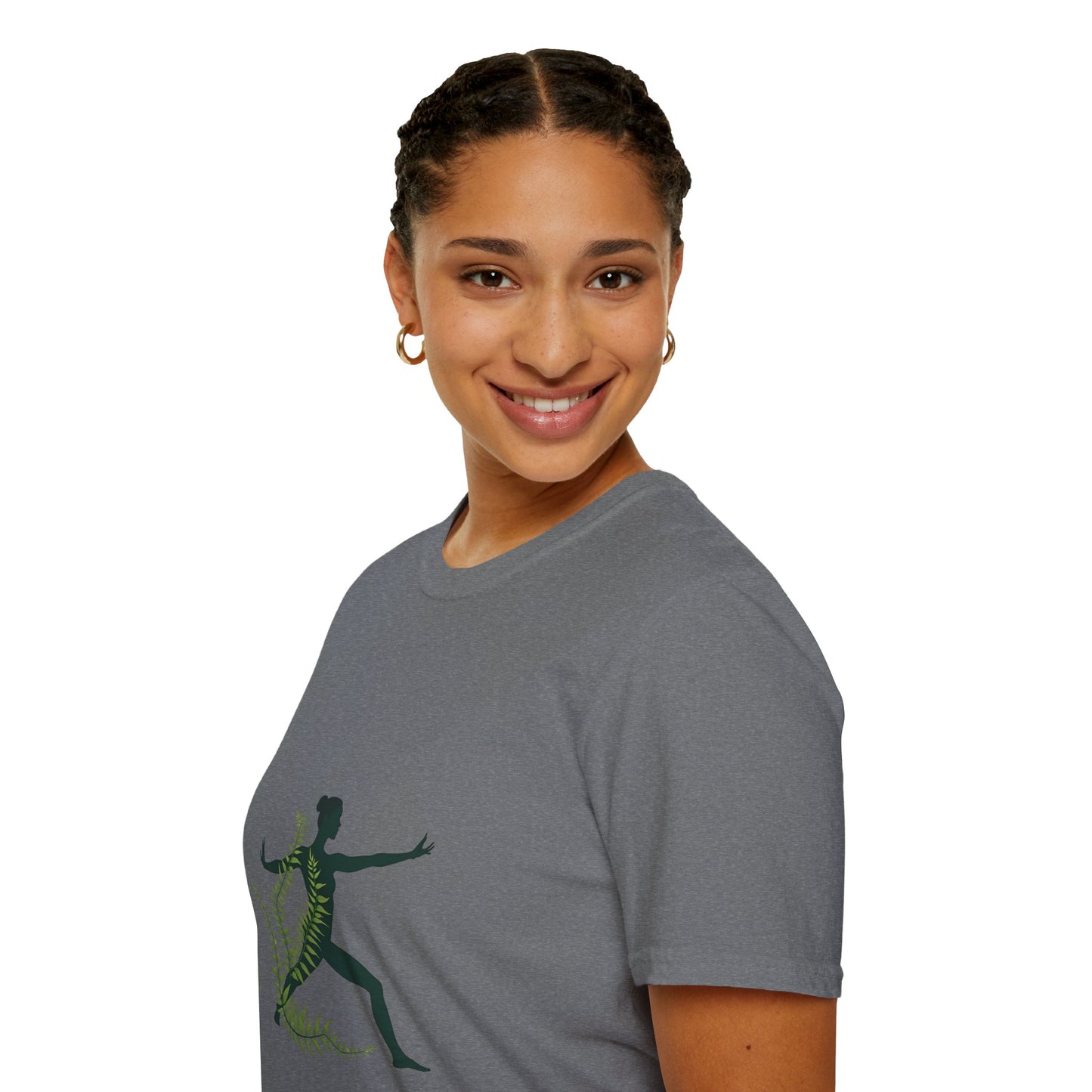 Unisex Softstyle T-Shirt with Nature-Inspired Design - Perfect for Eco-Conscious and Active Lifestyles