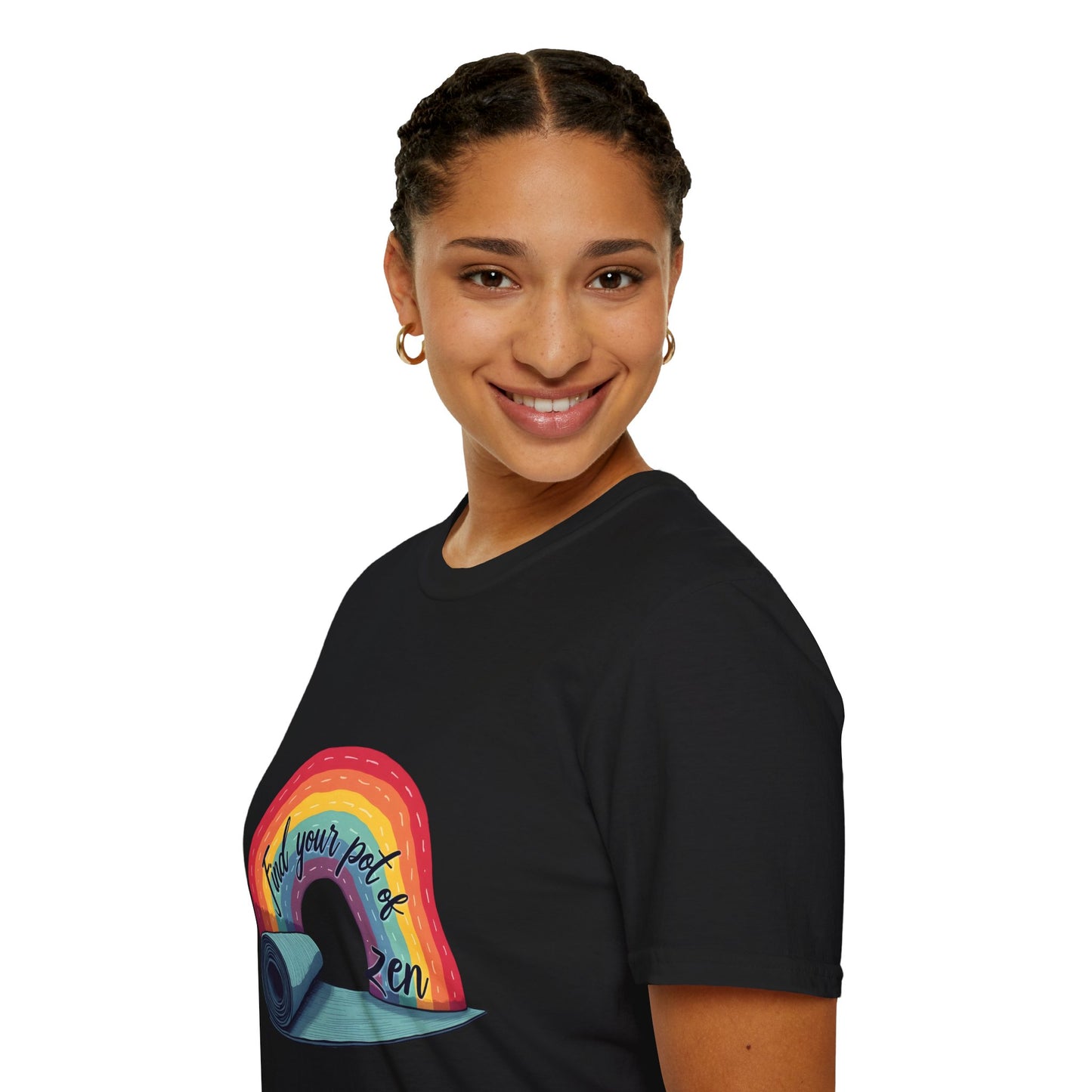 Zen Yoga T-Shirt | Find Your Peace | Rainbow Graphic Tee | Unisex Softstyle | Perfect for Yoga Lovers, Mindfulness Gifts, Self-Care, [...]