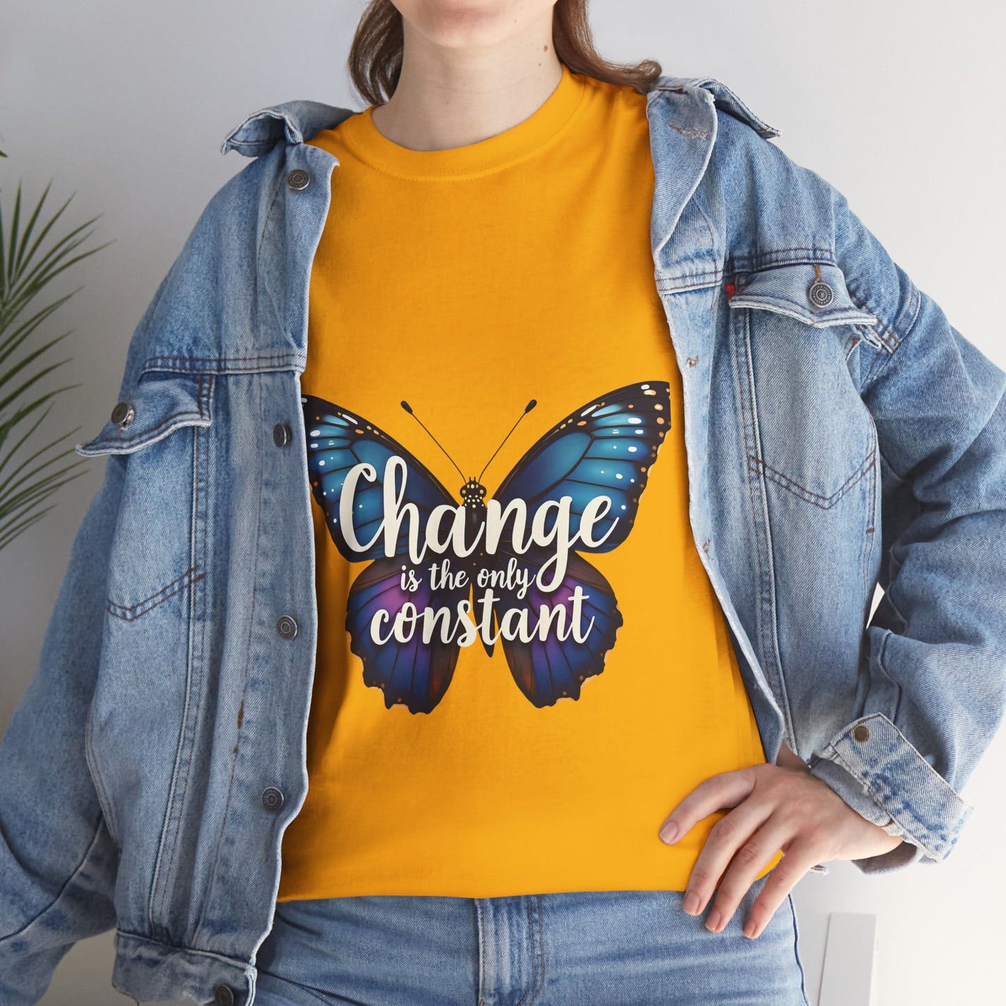 Butterfly Change Unisex T-Shirt - Inspirational Tee for Change Lovers, Gifts for Nature Enthusiasts, Motivational Wear, Everyday [...]