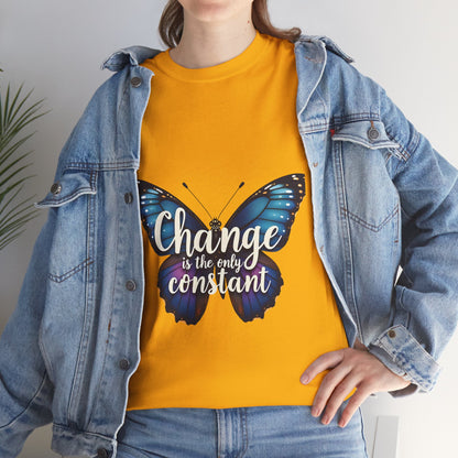Butterfly Change Unisex T-Shirt - Inspirational Tee for Change Lovers, Gifts for Nature Enthusiasts, Motivational Wear, Everyday [...]