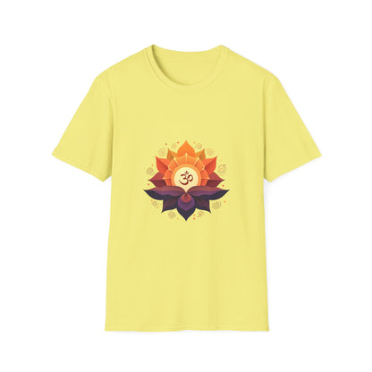 Yoga Lotus Unisex T-Shirt, Spiritual Tee, Meditation Apparel, Yoga Gifts, Zen Wear, OM Design Shirt