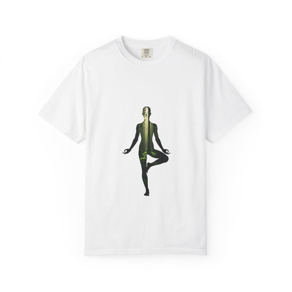 Unisex Yoga Meditation T-Shirt, Relaxed Fit Tee, Mindfulness Apparel, Gift for Yogis, Spiritual Fashion, Wellness Clothing