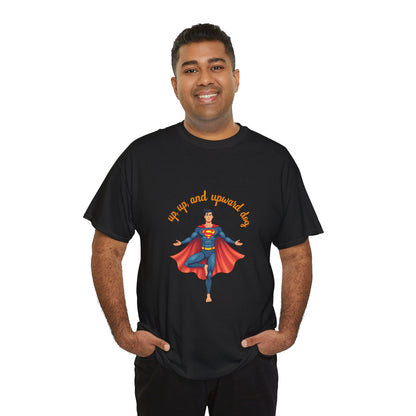 Superhero Motivational Tee, Unisex Cotton Shirt, Gift for Kids, Inspirational Superhero Apparel, Fun Comic T-Shirt