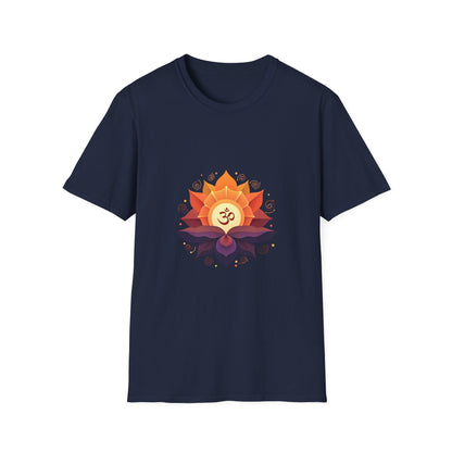 Yoga Lotus Unisex T-Shirt, Spiritual Tee, Meditation Apparel, Yoga Gifts, Zen Wear, OM Design Shirt
